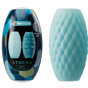 PRETTY LOVE - ATHENA EROS SILIKONOWY MÄSKI MASTURBATOR NIEBIESKI